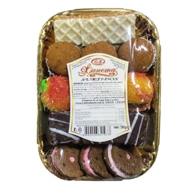 SWEETS ASSORTI 250GR "ZHANETA" 12PCS IN BOX, PRICE PER PCS.