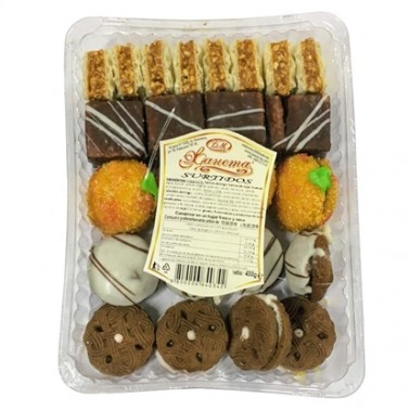 SWEETS ASSORTI 400GR "ZHANETA" 6PCS IN BOX, PRICE PER PCS.