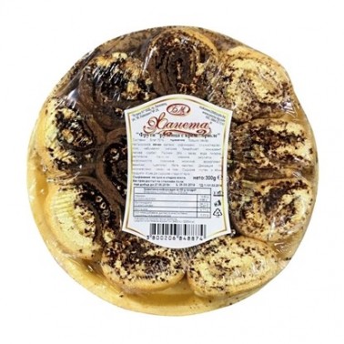 FRUTTI ROLLS CRÈME BRULE 300GR "ZHANETA" 16PCS IN BOX, PRICE PER PCS.