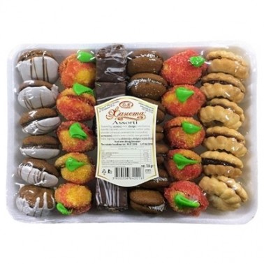 SWEETS ASSORTI 700GR "ZHANETA" 4PCS IN BOX, PRICE PER PCS.
