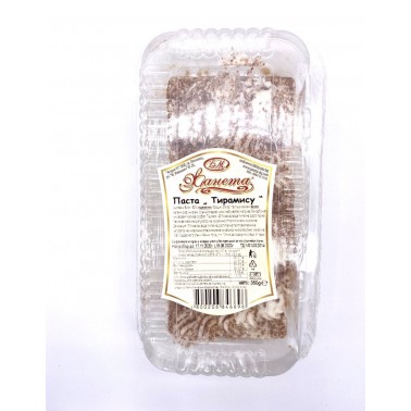 BUTTER CAKE, TIRAMISU "ZHANETA" 8PCS IN BOX, PRICE PER PCS.
