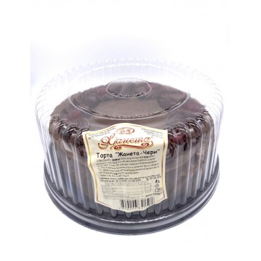 CAKE, "ZHANETA" 1KG CHERRY 4PCS IN BOX, PRICE PER PCS.