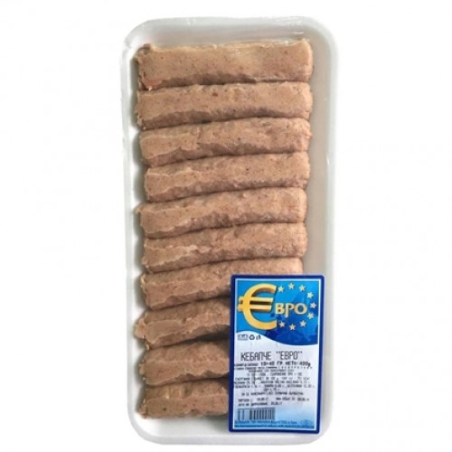 PORK MEATSTICKS 40GR EURO "ZHAR" 10PCS IN PLATE, PRICE PER PLATE