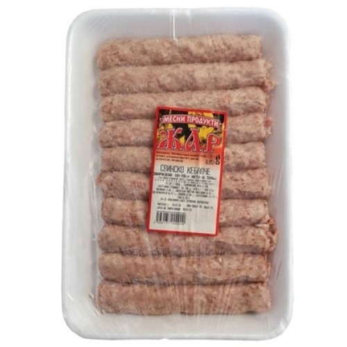 PORK MEATSTICKS 70GR "ZHAR" 10PCS IN PLATE, PRICE PER PLATE