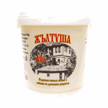 YOGHURT RHODOPE 1KG "ZHALTUSHA" 6PCS IN PACK, PRICE PER PCS.